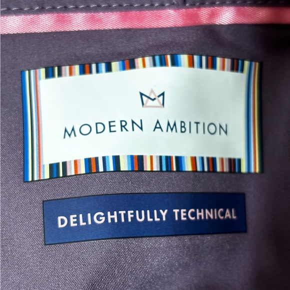 Modern Ambition Women’s XL Purple Button-Up Shirt Recycled Fabric Hidden Buttons - Picture 2 of 12